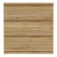 Edmore Chest - 3 Drawer - Wide - Light Oak