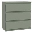 Edmore Chest - 3 Drawer - Wide - Sage Green