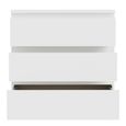 Edmore Chest - 3 Drawer - Wide - White