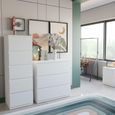 Edmore Chest - 3 Drawer - Wide - White