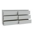 Edmore Chest - 6 Drawer - Large - Light Grey