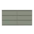 Edmore Chest - 6 Drawer - Large - Sage Green