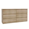 Edmore Chest - 6 Drawer - Large - Sonoma Oak
