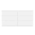 Edmore Chest - 6 Drawer - Large - White