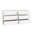 Edmore Chest - 6 Drawer - Large - White