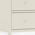 Coxmoor Chest - 6 Drawer - Wide - Ivory Painted - Oak Top
