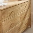 Coxmoor Chest - 6 Drawer - Wide - Natural - Oak