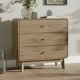 Ingrid Chest - 3 Drawer - Small - Natural - Oak