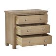 Memphis Chest - 3 Drawer - Limed Oak