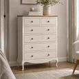 Camille Chest - 4+2 Drawer - French Style - Ivory