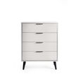 Alba Grey Chest of Drawers - 4 Drawer