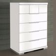 Asti Chest - 5 Drawer - White Gloss