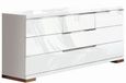 Asti Wide Dresser - White Gloss