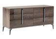 Matera Wide Dresser - 6 Drawer - Wood Grain