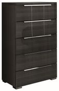 Versilia Chest - 5 Drawer - Black