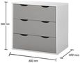 Allen 3 Drawer Small Chest - Variant Available