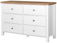 Arthur White 6 Drawer Wide Chest