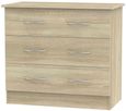 Avon Oak Effect 3 Drawer Small Chest