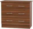 Avon Walnut Effect 3 Drawer Small Chest
