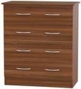 Avon Walnut Effect 4 Drawer Chest