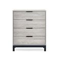 Bali Grey Oak Chest of Drawers - 4 Drawer
