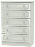 Balmoral Cashmere 5 Drawer Chest