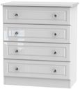Balmoral White Gloss 4 Drawer Chest