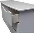 Bella Grey 6 Drawer Midi Dresser