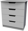 Bella Grey Ash 4 Drawer Chest