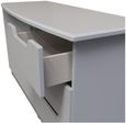 Bella Grey Ash 6 Drawer Midi Dresser