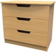 Bella Oak Effect 3 Drawer Small Chest