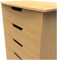 Bella Oak Effect 5 Drawer Chest