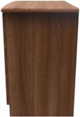 Bella Walnut Effect 3 Drawer Small Chest
