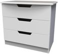 Bella White 3 Drawer Small Chest