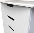 Bella White 4 Drawer Chest