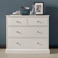 Ashby White Chest - 2+2 Drawer