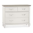 Montreux Chest - 2+2 Drawer - Grey Washed Oak & Soft Grey