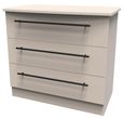Beverley Cashmere 3 Drawer Small Chest