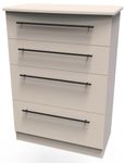 Beverley Cashmere 4 Drawer Deep Chest