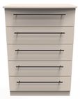 Beverley Cashmere 5 Drawer Chest