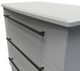 Beverley Grey 3 Drawer Small Chest