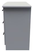 Beverley Grey 3 Drawer Small Chest