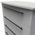 Beverley Grey 4 Drawer Chest