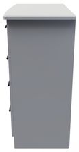 Beverley Grey 4 Drawer Chest