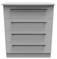 Beverley Grey 4 Drawer Chest