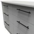 Beverley Grey 6 Drawer Midi Chest