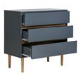Bisley Chest - 3 Drawer - Dark Grey