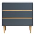 Bisley Chest - 3 Drawer - Dark Grey