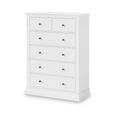 Bordeaux Chest - 2+4 Drawer - White