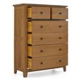 Burford Chest - 2+4 Drawer - Oak
